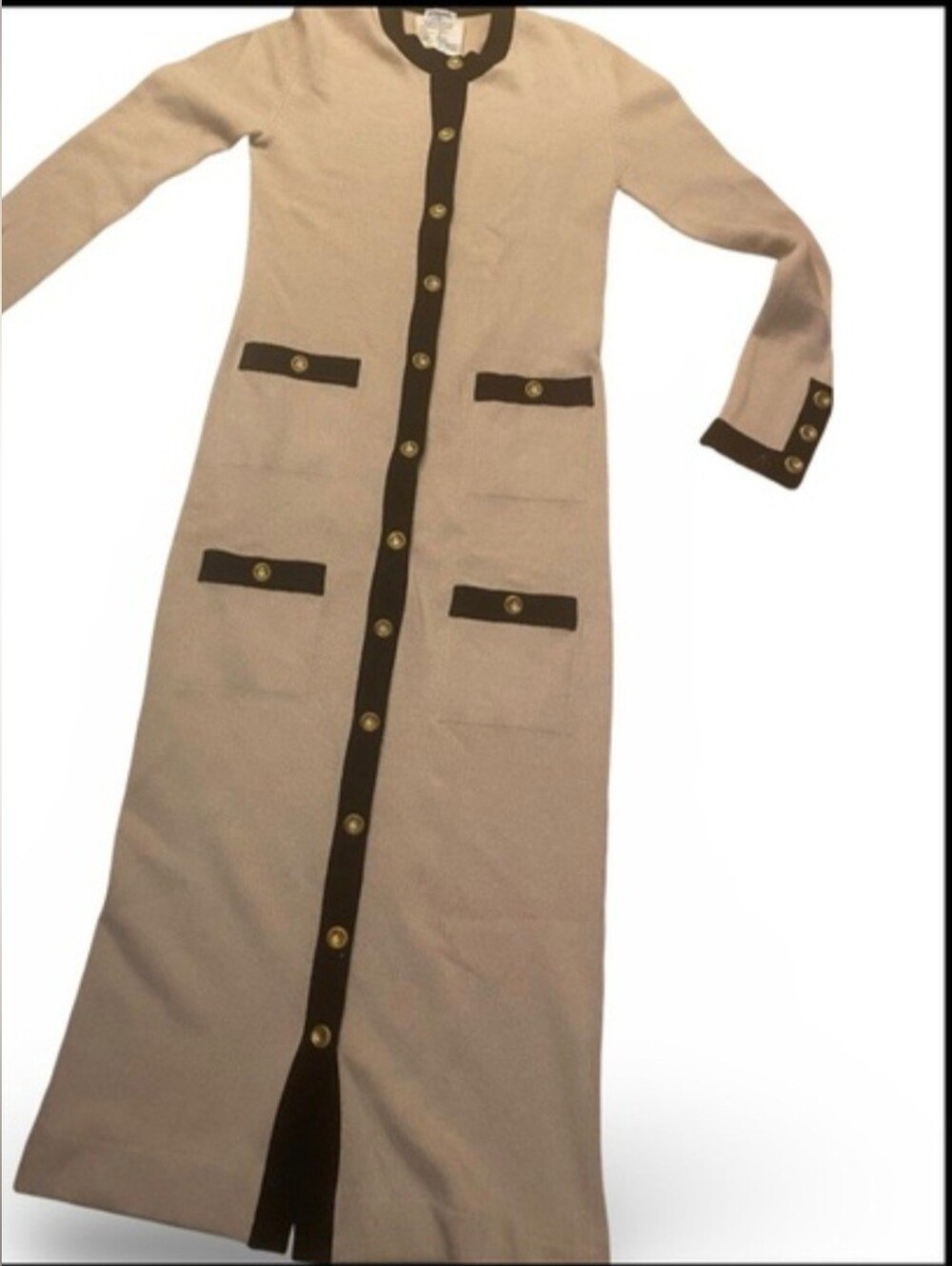 Vintage CHANEL Maxi Sweater Dress